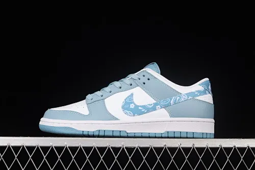 All Categories Nk SB Dunk Series Nk SB Dunk Low Low-top Sneakers C Version Nk Dunk Low "Green/blue paisley" SB Smashing Backboard Fashion Casual Sneakers DH4401-101
